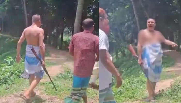 চাদাঁ না পেয়ে বন্দুক উচিয়ে প্রবাসীকে গুলির হুমকি বিএনপি নেতার