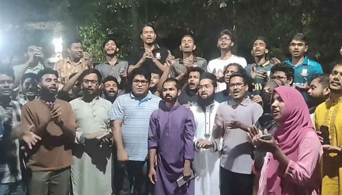 দাবি আদায়ে অনড় জগন্নাথের শিক্ষার্থীরা